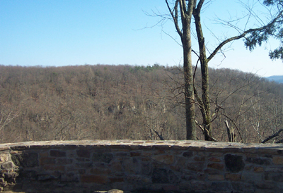 Bluff view from North Plateau Loop